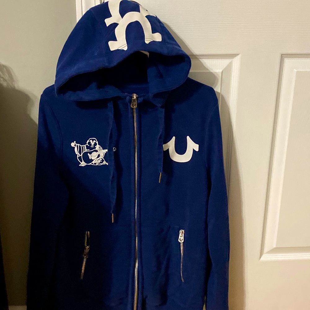 True religion zip up hoodie